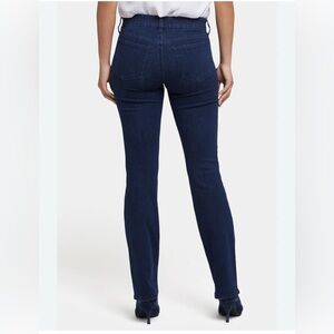 NYDJ size 10 Tall dark blue wash straight jeans